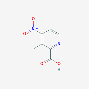 molecular formula C7H6N2O4 B1602873 3-甲基-4-硝基吡啶-2-羧酸 CAS No. 30235-17-7