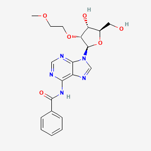 B1602874 Adenosine, N-benzoyl-2'-O-(2-methoxyethyl)- CAS No. 333335-93-6