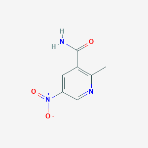 molecular formula C7H7N3O3 B1602875 2-甲基-5-硝基烟酰胺 CAS No. 27715-68-0