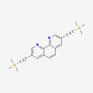 B1602878 3,8-Bis((trimethylsilyl)ethynyl)-1,10-phenanthroline CAS No. 320573-10-2
