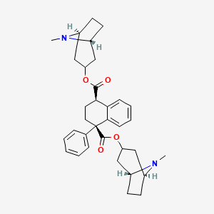 molecular formula C34H42N2O4 B1602880 颠茄宁，β- CAS No. 6696-63-5