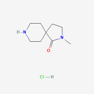 B1602887 2-Methyl-2,8-diazaspiro[4.5]decan-1-one hydrochloride CAS No. 848580-34-7