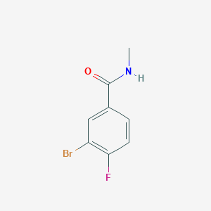 B1602890 3-Bromo-4-fluoro-N-methylbenzamide CAS No. 337536-22-8