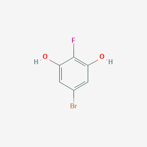 molecular formula C6H4BrFO2 B1602898 5-溴-2-氟苯-1,3-二醇 CAS No. 570391-16-1