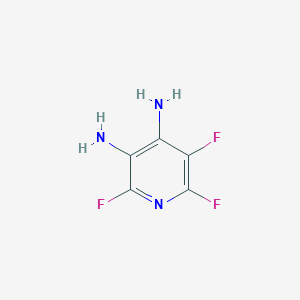 molecular formula C5H4F3N3 B1602914 2,5,6-Trifluoropyridine-3,4-diamine CAS No. 6256-96-8