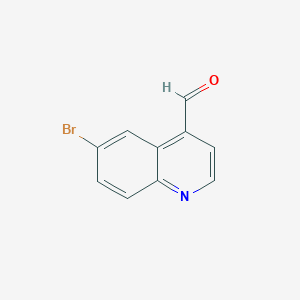 molecular formula C10H6BrNO B1602918 6-Bromoquinoline-4-carbaldehyde CAS No. 898391-75-8