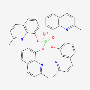 molecular formula C40H32BLiN4O4 B1602928 四(2-甲基-8-羟基喹啉酸)硼锂 CAS No. 338949-42-1