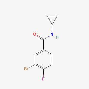 B1602930 3-Bromo-N-cyclopropyl-4-fluorobenzamide CAS No. 639858-63-2