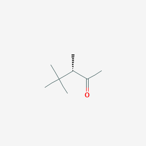 molecular formula C8H16O B160296 (3S)-3,4,4-Trimethyl-2-pentanone CAS No. 133524-14-8