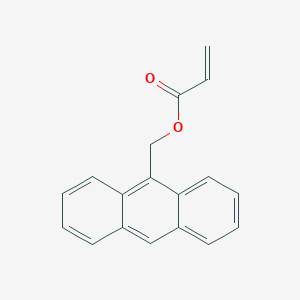 molecular formula C18H14O2 B160299 9-Anthracenylmethyl acrylate CAS No. 31645-34-8