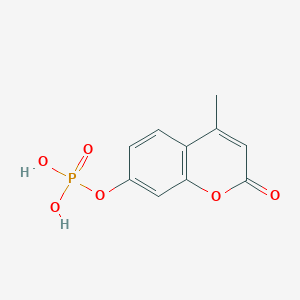 molecular formula C10H9O6P B160302 4-甲基伞形酮磷酸酯 CAS No. 3368-04-5