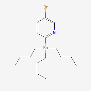 molecular formula C17H30BrNSn B1603022 5-Bromo-2-(tributylstannyl)pyridine CAS No. 611168-46-8
