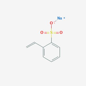 molecular formula C8H7NaO3S B1603026 Benzenesulfonic acid, ethenyl-, sodium salt CAS No. 27457-28-9