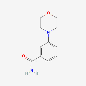 molecular formula C11H14N2O2 B1603031 3-Morpholinobenzamide CAS No. 183557-81-5