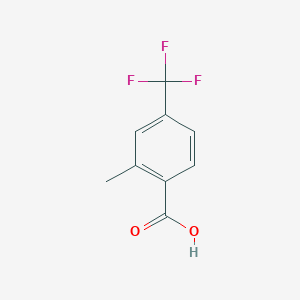 molecular formula C9H7F3O2 B1603035 2-Methyl-4-(trifluoromethyl)benzoic acid CAS No. 23984-82-9