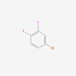 molecular formula C6H3BrI2 B1603072 4-溴-1,2-二碘苯 CAS No. 21521-54-0