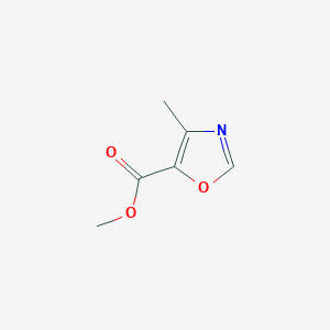 molecular formula C6H7NO3 B1603076 Methyl 4-methyloxazole-5-carboxylate CAS No. 23012-23-9
