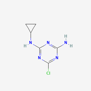 B1603077 Cyprazine-desisopropyl CAS No. 35516-73-5