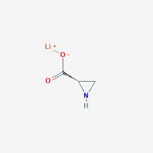 molecular formula C3H4LiNO2 B1603084 L-氮丙啶-2-羧酸锂 CAS No. 67413-27-8