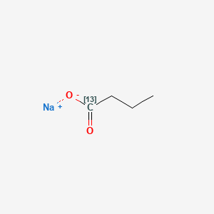 molecular formula C4H7NaO2 B1603088 丁酸钠-1-13C CAS No. 62601-04-1