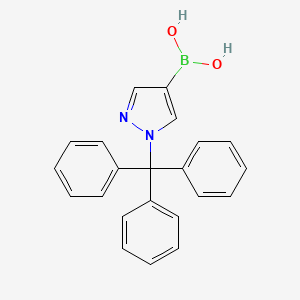 molecular formula C22H19BN2O2 B1603089 (1-Trityl-1H-pyrazol-4-yl)boronic acid CAS No. 207307-51-5