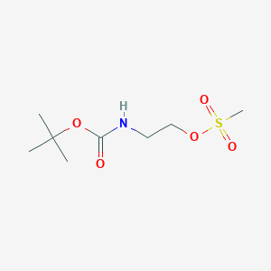 molecular formula C8H17NO5S B1603108 2-((叔丁氧羰基)氨基)乙基甲磺酸酯 CAS No. 96628-67-0