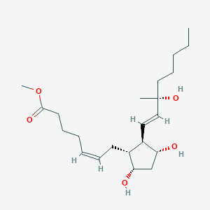 molecular formula C22H38O5 B160311 15(R)-15-甲基前列腺素 F2α 甲酯 CAS No. 35700-22-2