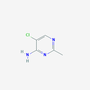 molecular formula C5H6ClN3 B1603111 5-Chloro-2-methylpyrimidin-4-amine CAS No. 438249-95-7