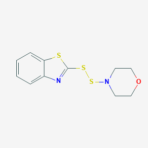 molecular formula C11H12N2OS3 B160313 2-(Morpholinodithio)benzothiazole CAS No. 95-32-9