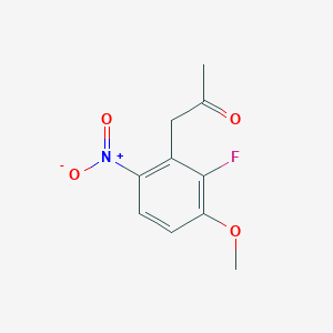 molecular formula C10H10FNO4 B1603143 1-(2-氟-3-甲氧基-6-硝基苯基)丙酮 CAS No. 288385-99-9