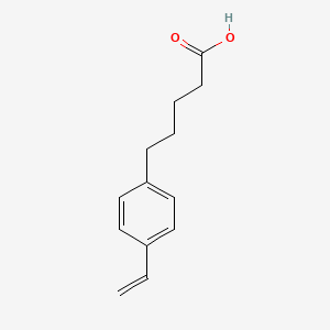 B1603145 5-(4-Ethenylphenyl)pentanoic acid CAS No. 121739-61-5