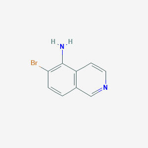 molecular formula C9H7BrN2 B1603160 6-溴异喹啉-5-胺 CAS No. 850198-02-6