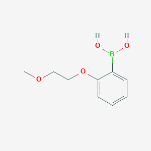molecular formula C9H13BO4 B1603166 2-(2-甲氧基乙氧基)苯硼酸 CAS No. 1122568-09-5