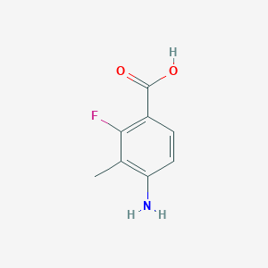 B1603170 4-Amino-2-fluoro-3-methylbenzoic acid CAS No. 194804-84-7