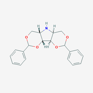 B016032 1,3:4,6-Di-O-benzylidene-2,5-dideoxy-2,5-imino-L-iditol (Mixture of Diastereomers) CAS No. 1246812-42-9