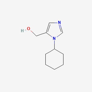 molecular formula C10H16N2O B1603208 (1-环己基-1H-咪唑-5-基)甲醇 CAS No. 80304-48-9