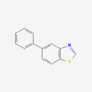 molecular formula C13H9NS B1603213 5-Phenylbenzo[d]thiazole CAS No. 91804-56-7