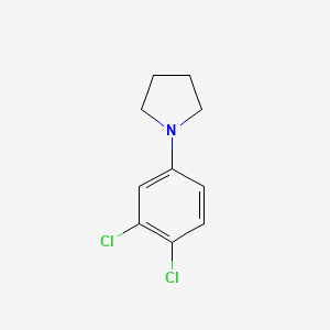 molecular formula C10H11Cl2N B1603215 1-(3,4-二氯苯基)吡咯烷 CAS No. 957065-92-8