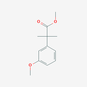 molecular formula C12H16O3 B1603266 2-(3-甲氧基苯基)-2-甲基丙酸甲酯 CAS No. 32454-33-4