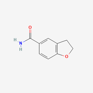 molecular formula C9H9NO2 B1603270 2,3-二氢苯并呋喃-5-甲酰胺 CAS No. 262847-54-1