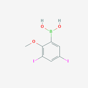 3,5-Diiodo-2-methoxyphenylboronic acid