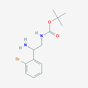 tert-Butyl (2-amino-2-(2-bromophenyl)ethyl)carbamate