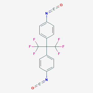 molecular formula C17H8F6N2O2 B160330 2,2-双(4-异氰酸苯基)六氟丙烷 CAS No. 10224-18-7