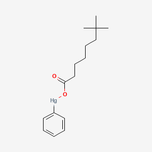 B1603301 Mercury, (neodecanoato-kappaO)phenyl- CAS No. 26545-49-3