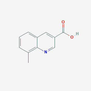 molecular formula C11H9NO2 B1603314 8-メチルキノリン-3-カルボン酸 CAS No. 71082-55-8