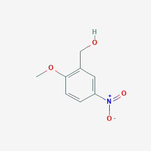 molecular formula C8H9NO4 B1603317 (2-Methoxy-5-nitrophenyl)methanol CAS No. 5804-49-9