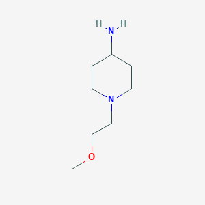 molecular formula C8H18N2O B1603318 1-(2-甲氧基乙基)哌啶-4-胺 CAS No. 502639-08-9