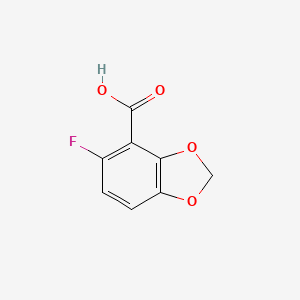 molecular formula C8H5FO4 B1603353 5-Fluoro-1,3-benzodioxole-4-carboxylic acid CAS No. 492444-08-3