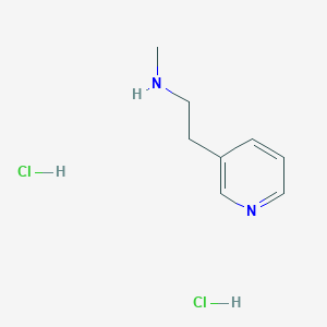 molecular formula C8H14Cl2N2 B1603354 N-Methyl-2-(pyridin-3-yl)ethanamine dihydrochloride CAS No. 1003561-87-2