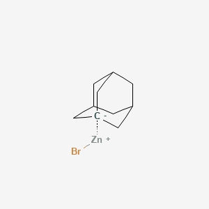 molecular formula C10H15BrZn B1603356 1-Adamantylzinc bromide CAS No. 312624-15-0